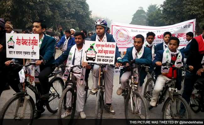 Third Car-Free Day Held In Delhi Today