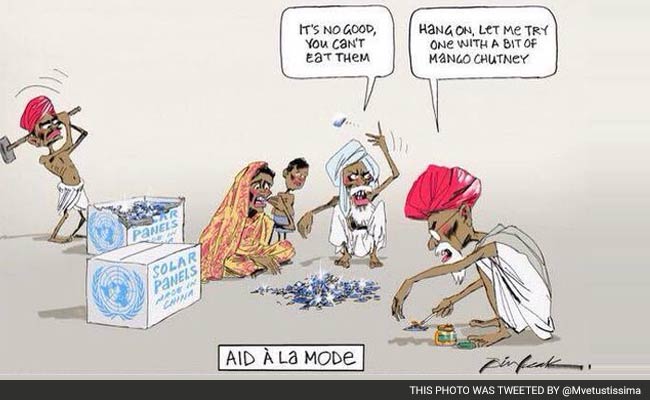 Australian Daily Cartoon Shows Indians Eating Solar Panels, Attacked as 'Racist'