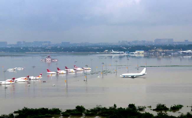 Chennai Airport Suffers Loss Of Rs 66.56 Crore Due To Rains