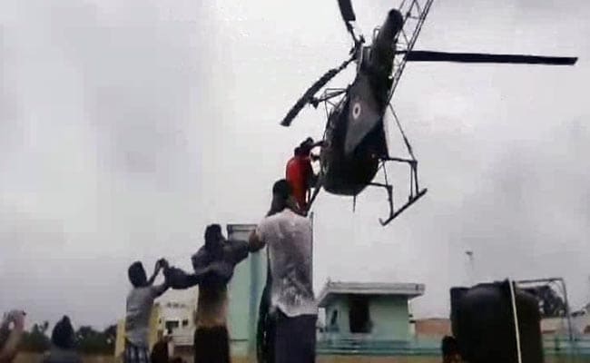 चेन्नई : हेलिकॉप्टर से बचाई गई गर्भवती महिला ने जुड़वा बच्चियों को जन्म दिया