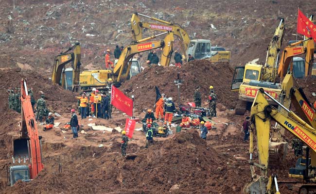 Number Of Deaths Rises To 58 In Southern China Landslide