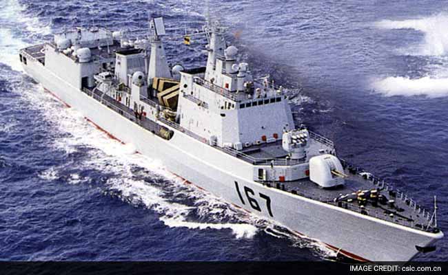 china warship
