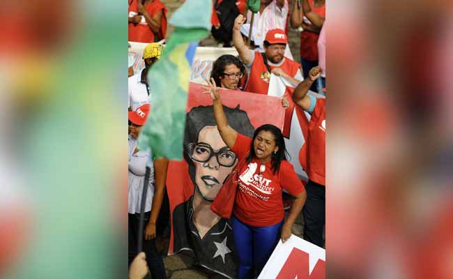 Crowds March Against 'Coup' Targeting Brazil's President