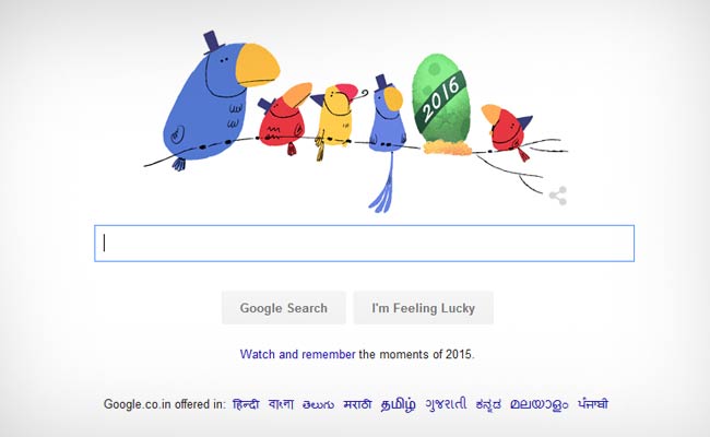 Google Celebrates New Year Eve With A Colorful Doodle