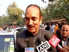 AIADMK's Noisy Protests At The Behest Of BJP: Ghulam Nabi Azad