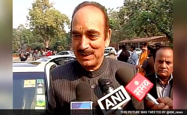 PM Should Rein-In Divisive Elements In BJP: Ghulam Nabi Azad