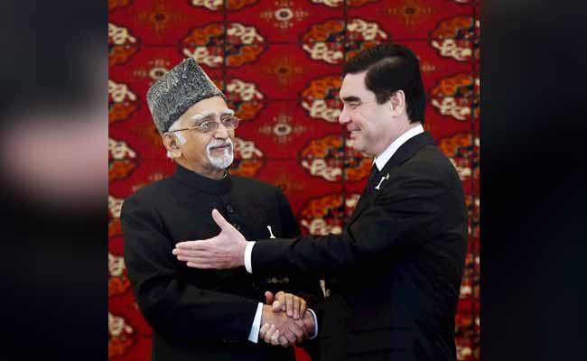 India To Work With Turkmenistan To Tackle Extremism: Hamid Ansari