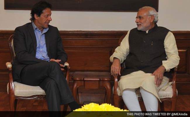 Pakistan Tehreek-e-Insaf Party Chief Imran Khan Meets PM Narendra Modi