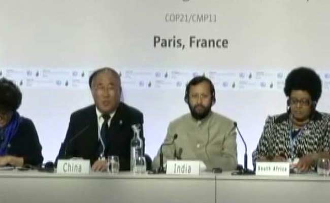 Paris Climate Summit Success Depends On Flexibility Of Developed Nations, Says India