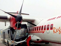 Sleeping Jet Airways Bus Driver Rams Air India Plane in 'Rs 400 Cr Crash' Sleeping Jet Airways Bus Driver Rams Air India Plane in 'Rs 400 Cr Crash'