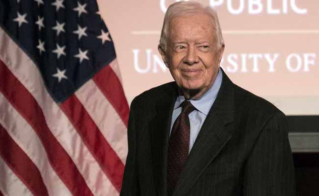 Jimmy Carter, Late For Service After Grandson Dies