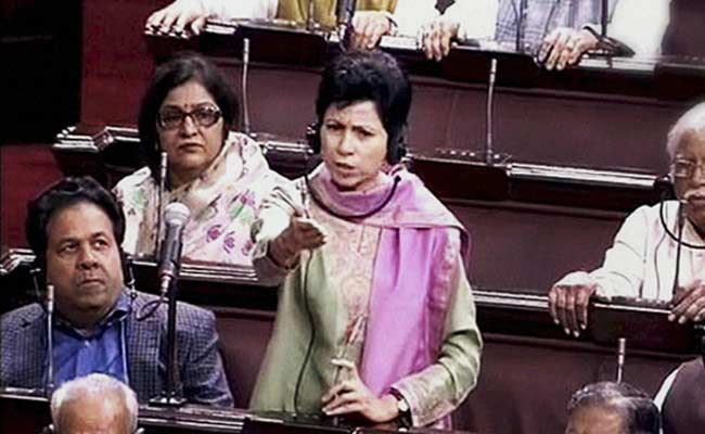Congress Protests Government Statements on Kumari Selja, Disrupts Rajya Sabha
