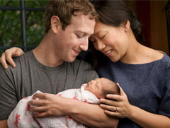 पापा बने फेसबुक के सीईओ जकरबर्ग, दान में देंगे कंपनी के 99% शेयर्स!
