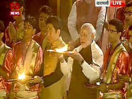 PM Modi, Shinzo Abe Make Offerings to Ganga in Varanasi: 10 Developments PM Modi, Shinzo Abe Make Offerings to Ganga in Varanasi: 10 Developments