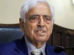 PM Modi's Lahore Visit Step In The Right Direction: Mufti Mohammad Sayeed