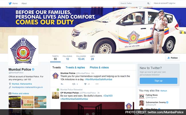 Mumbai Police Twitter Handle Gets Over 9,500 Followers In 24 Hours