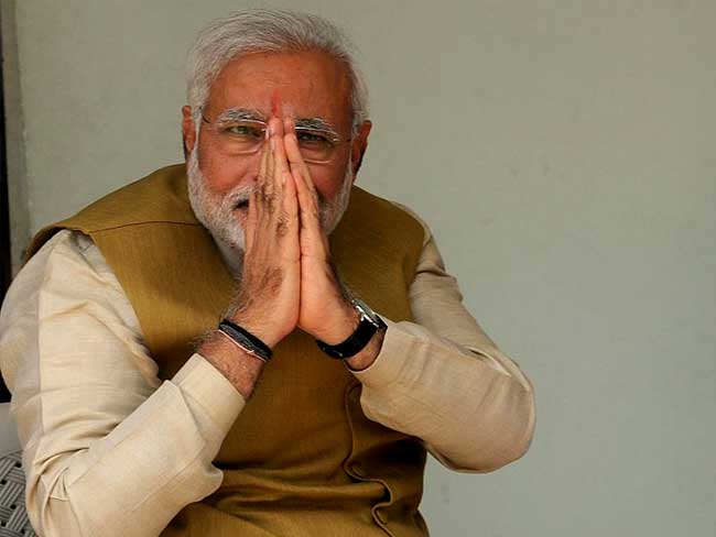 PM Modi Visits Atal Bihari Vajpayee, Greets Him On His Birthday