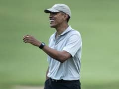 Barack Obama Plays Golf With Argentina's President Mauricio Macri