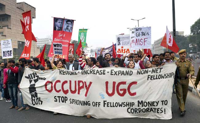 'Occupy UGC' Protesters March To Parliament, 150 Detained