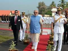 PM Modi Presides Over Commanders' Conference Aboard INS Vikramaditya