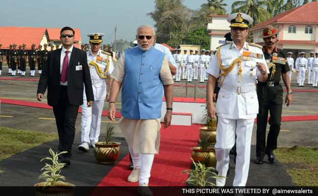 PM Modi Presides Over Commanders' Conference Aboard INS Vikramaditya