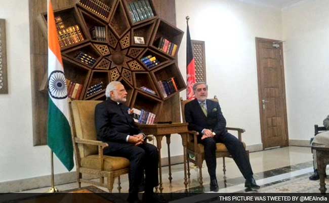 PM Narendra Modi Meets Afghan Chief Executive Officer Abdullah Abdullah
