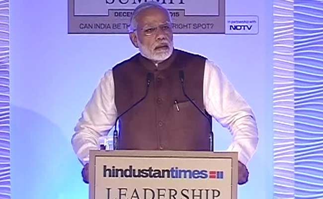 PM Narendra Modi Addresses HT Leadership Summit