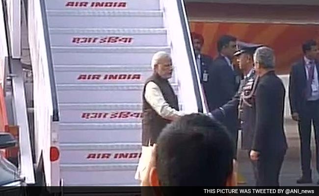 PM Modi Returns Home After Attending Paris Summit