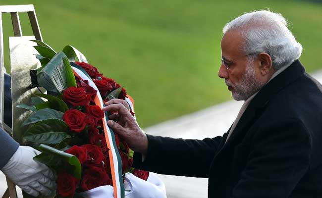 In Russia, PM Narendra Modi Lays Wreath At Soviet World War II Memorial
