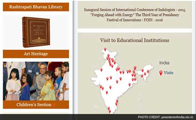 President's Official Website Gets Children's Section