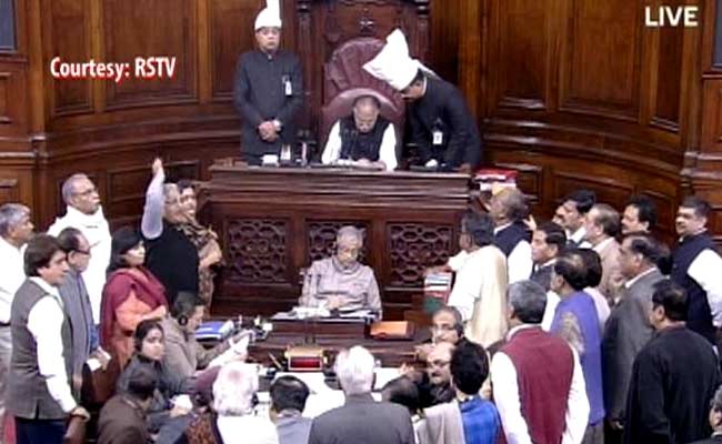 Congress Disrupts Rajya Sabha For Fourth Day, Forcing House to Adjourn Several Times