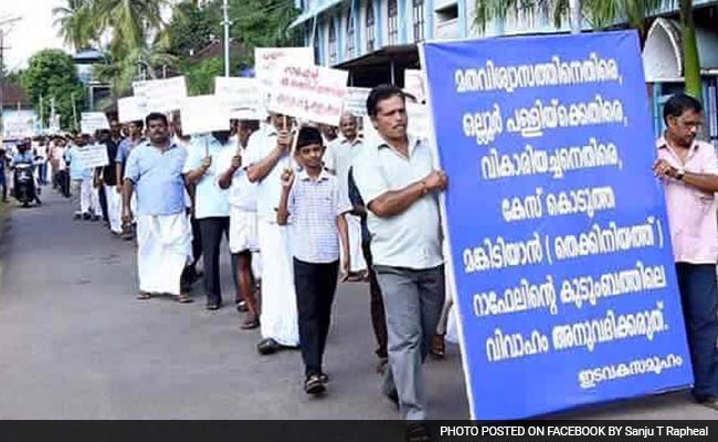 With Placards, Slogans Against His Wedding, Kerala Man Blames Church