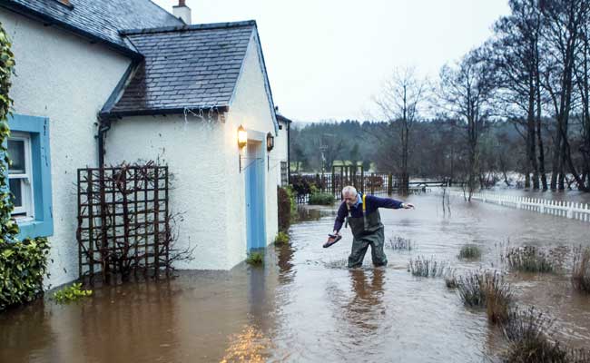 Flooding Continues In England As New Storm Hits Scotland