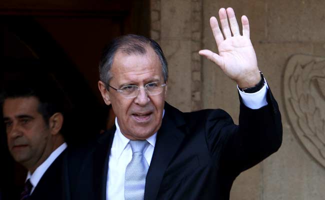 Russia's Sergei Lavrov To Meet Turkey's Mevlut Cavusoglu Today: Reports
