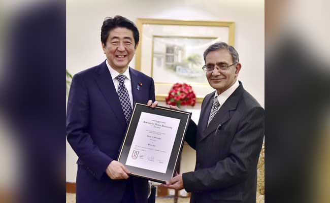 Japanese PM Shinzo Abe Conferred With Honorary Doctorate By JNU