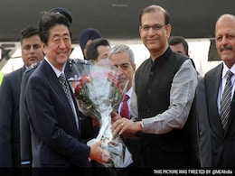 Japanese PM Shinzo Abe In India, Focus On Bullet Train, Nuclear Deal Japanese PM Shinzo Abe In India, Focus On Bullet Train, Nuclear Deal