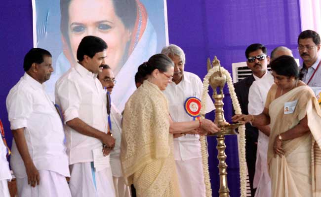 Kerala BJP Alleges Protocol Violation In Sonia Gandhi's Programme
