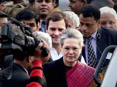 After 5-Minute Hearing, Sonia And Rahul Gandhi's Show Of Strength