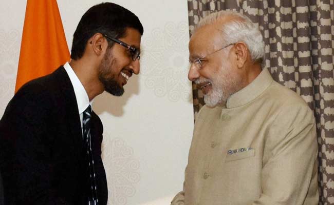 Google's Sundar Pichai To Meet Pranab Mukherjee, PM Modi During India Visit