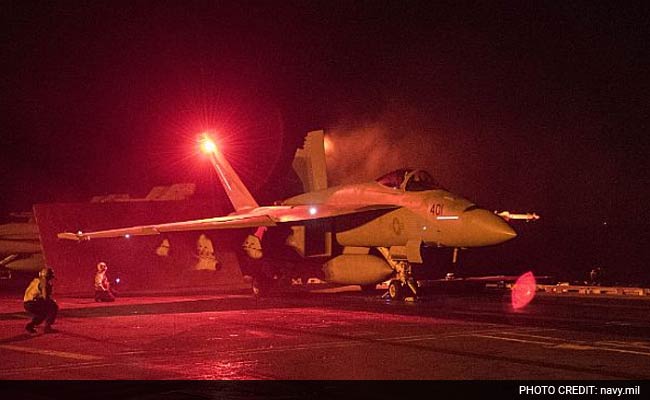 Iranian Navy Test Fires Rockets Near US Carrier