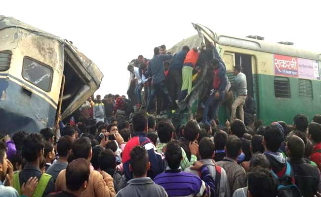 हरियाणा के पलवल में दो ट्रेनों की टक्कर, ईएमयू के ड्राइवर की मौत
