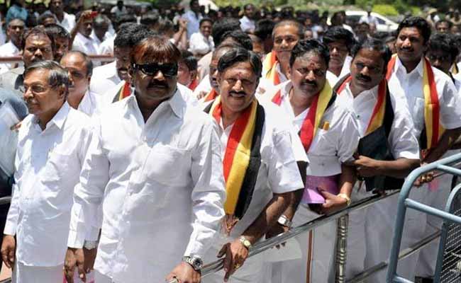 DMDK Chief Vijayakanth Loses Leader of Opposition Post As 8 Legislators Quit Party