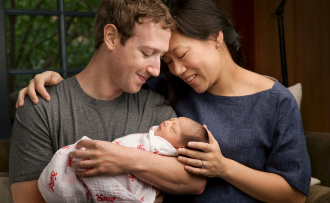 New Dad Mark Zuckerberg Vows to Give Away Facebook Fortune