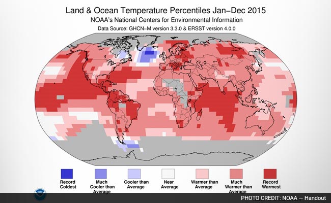 It's Official: 2015 'Smashed' 2014's Global Temperature Record. It Wasn't Even Close