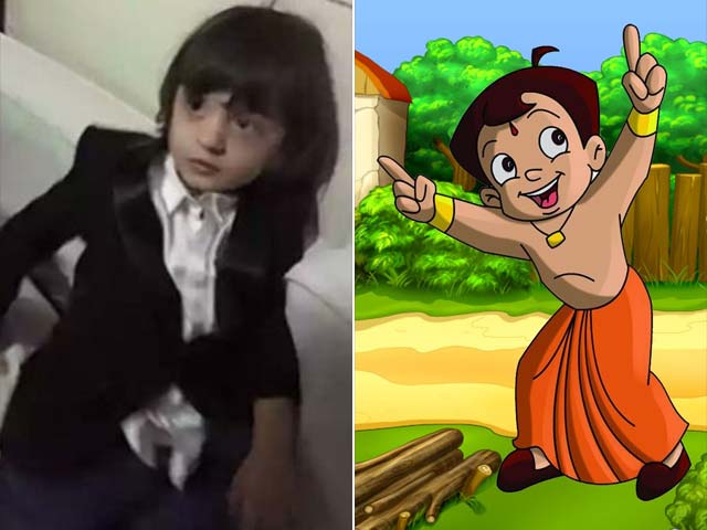When Shah Rukh Khan's Son AbRam Met Chhota Bheem