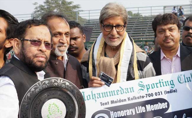 अमिताभ बच्चन बने फुटबॉल क्लब मोहम्मडन स्पोर्टिंग के आजीवन सदस्य