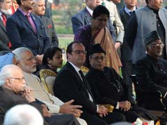 President Mukherjee Hosts 'At Home' On Republic Day, Francois Hollande Present