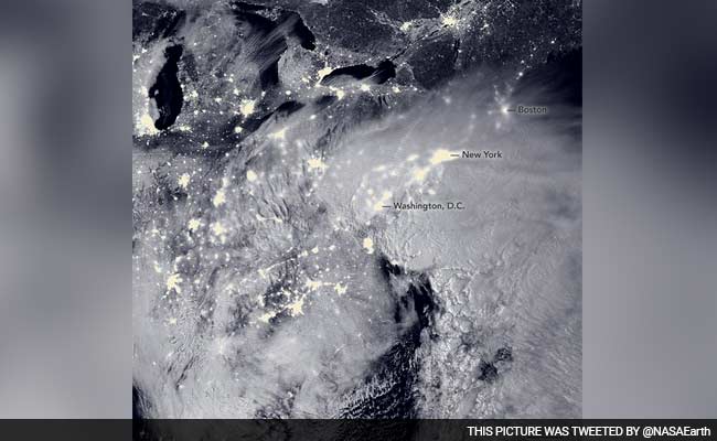 NASA Captures Massive US East Coast 'Snowzilla' From Space