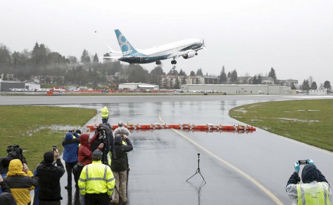 Boeing's 737 MAX Aircraft Takes Off On First Flight