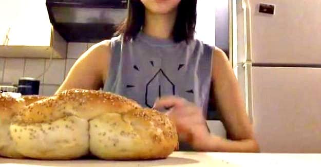 This Is Her Face. This Is Her Face in Bread. Any Questions?